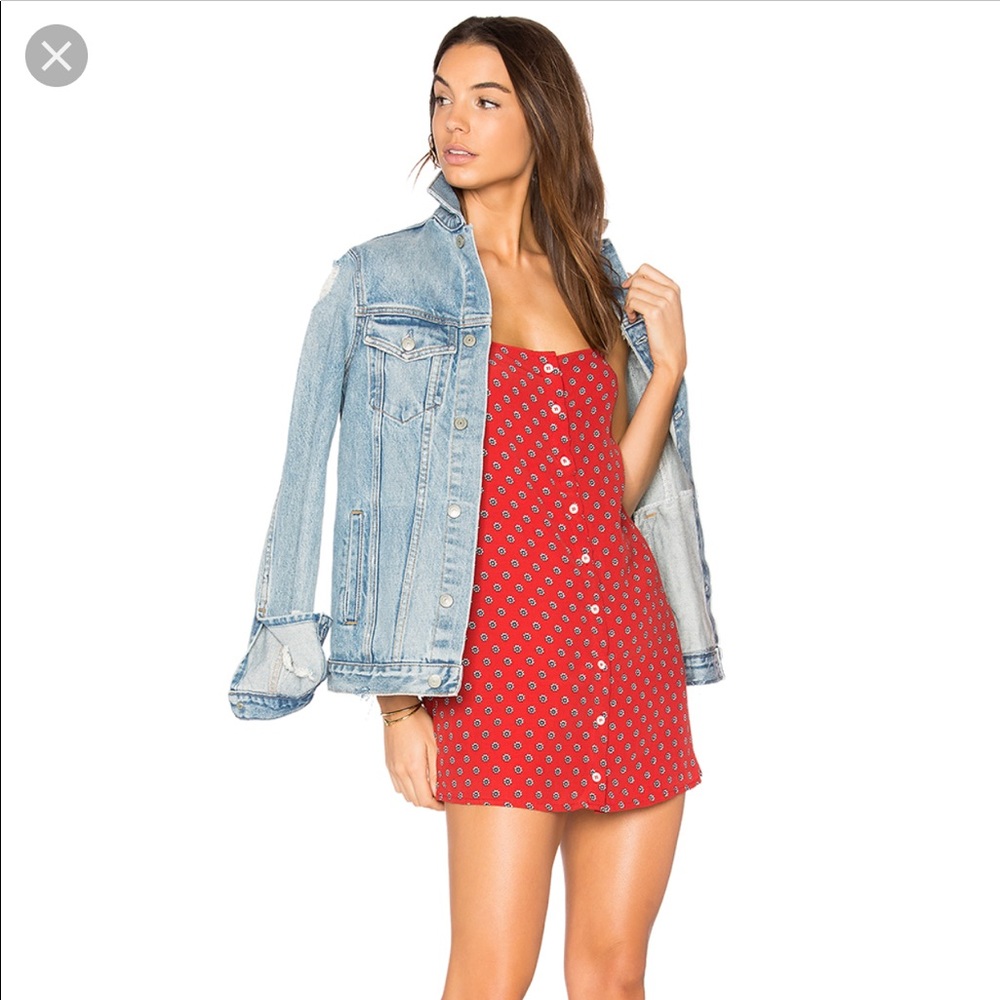 Faithfull the brand Lucy print lobos dress